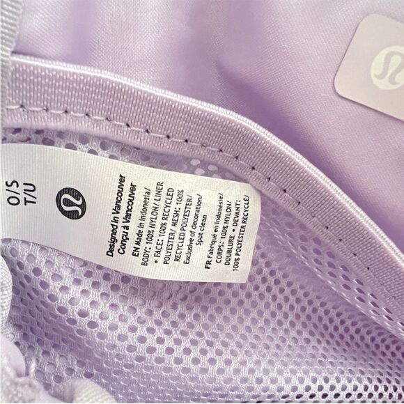 NWOT Lululemon Everywhere Belt Bag 1L
Wordmark- Lilac Ether/White Opal/White - Picture 11 of 16